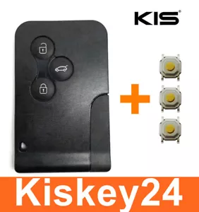 Spare Key Card Housing for Renault Megane Scenic+3x Microbuttons - Picture 1 of 3