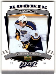 2006-07 Upper Deck MVP D.J. King Rookie #319 St. Louis Blues