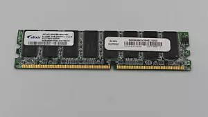 Elixir M2U51264DS8HB3G-6K 512MB PC2700 DDR-333MHz non-ECC Unbuffered CL2.5 184-P - Picture 1 of 2