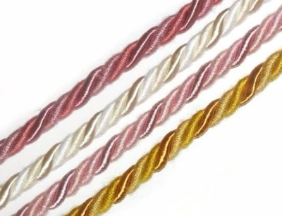 7.5MM SILK/COTTON PIPING/EDGING CORD X2 MTRS, VARIOUS COLS, ART 11.466/7.5 - Image 1 of 2