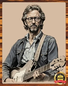 Eric Clapton - Art To Be Signed By Artist - Metal Sign 11 x 14 - Picture 1 of 4