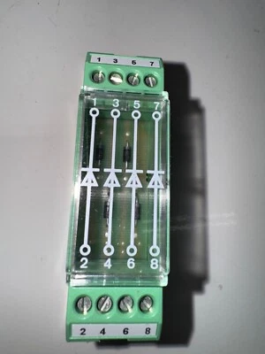 Bloque de diodos de contacto Phoenix EMG 22-DIO 4E 2950048 nuevo sin caja envío gratuito. Foto 1 de 3