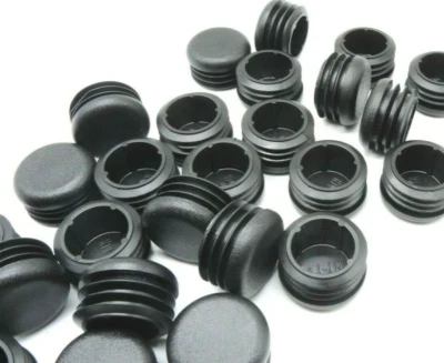 ALLTRADE SUPPLY INC 1 1/4" OD Round Finishing Plugs Tubing Caps Chair Glides USA Made 12 per Pack