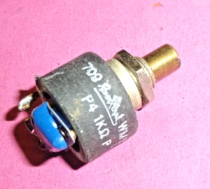 Draht Poti Widerstand Potentiometer 1 K Ohm , 4 Watt / LF 2B - Picture 1 of 2