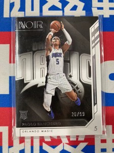Paolo Banchero 2022-23 Panini Noir Rookie Base 26/99 RC Magic