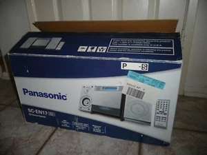 Panasonic CD Stereo Micro Speaker System SC-EN17 CD Player AM /FM Tuner (Silver) - Picture 1 of 9