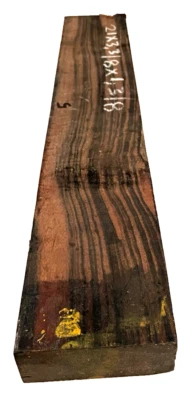 Macassar Ebony Lumber 21x3.5x1.5 Knife Handles Fingerboard Game Calls Wood - Image 1 of 4