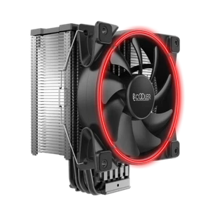 PCCOOLER GI-X6 V2 CPU-Kühler, 120mm Lüfter Rot, 160W TDP, Für Intel/AMD - Bild 1 von 6