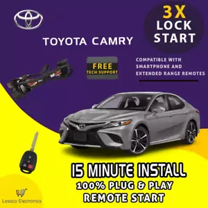Extended Range Plug & Play Remote Start fits: 2012-2014 Toyota Camry w/Key Start - Picture 1 of 6