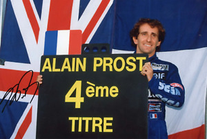 Alain Prost F1 CHAMPION autograph, IP signed photo