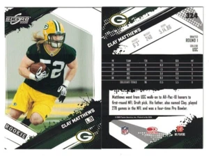 (10) CLAY MATTHEWS 2009 Score RC Rookie #324 GREEN BAY PACKERS 10ct LOT - Picture 1 of 1