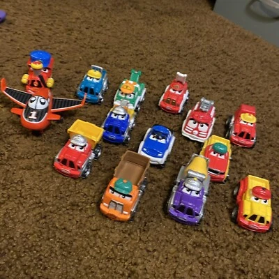 批量 14 Tonka Lil Chuck & Friends 压铸卡车飞机 火 Maisto 孩之宝 — 第 1/4 张图片