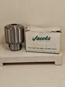 Nuovo mandrino trapano Jacobs 33BA da 5/64" a 1/2" tappo 1/2-20 attacco filettato senza chiave  - Foto 1 di 6