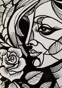 ACEO 3/3. Portraits. Art by Vla.S. - Picture 1 of 4