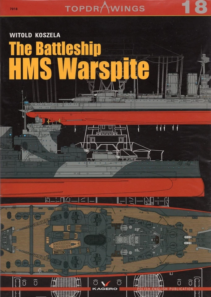 La corazzata HMS Warspite - Kagero Topdrawings n. 18 - Immagine 1 di 1