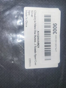 Mens One Botton Sequin Texedo Jacket - Picture 1 of 4