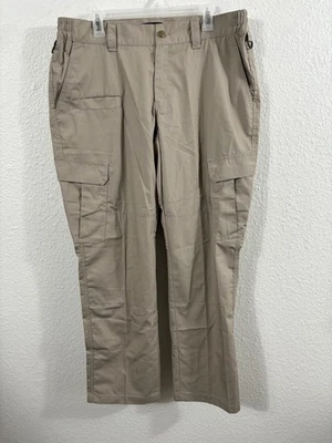 Galls Pants Womens 14 34 Khaki Tac Force Tactical Ripstop Cargo Uniform TR2598 - Image 1 of 4