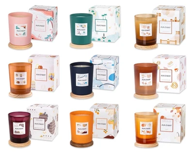 AVA & MAY Duftkerzen Set Geschenkset – Aromakerzen Versch. Düfte Sojawachs Deko - Bild 1 von 3