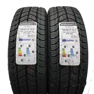195 65 16C 2x SEMPERIT 10/102R Van-Grip 3 Winterreifen 2021 VOLL WIE NEU - Bild 1 von 6