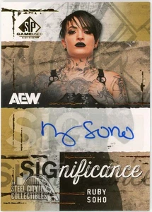 Ruby Soho 2025 Upper Deck AEW SP Game Used Significance Autograph Card #SIG-RS - Picture 1 of 2