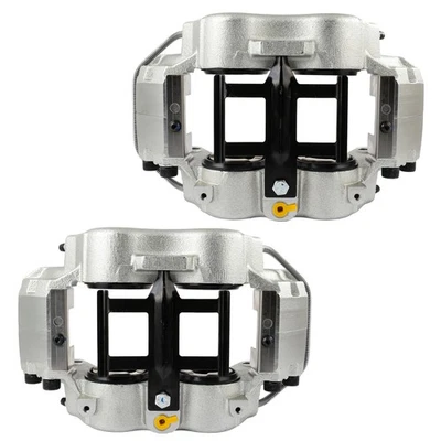 For 09-11 International Harvester 4100 2pcs Silver Front Rear Brake Calipers - Image 1 of 4