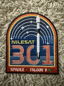 Spacex Nilesat 301 - Falcon 9 Satellite Mission Patch NASA - Bild 1 von 2