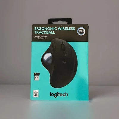 NEW LOW PRICE! Logitech Ergo M575 Wireless Trackball Mouse Bluetooth/USB, Black - Image 1 of 3
