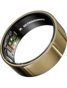 Ultrahuman Ring AIR - Health, Sleep Tracking Smart Ring, Bionic, Air Gold Size 7 - Picture 1 of 6