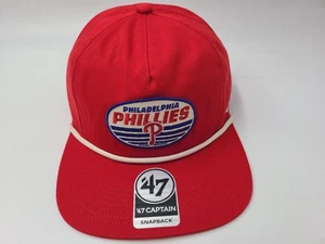 Philadelphia Phillies 47 Brand Captain Horizon Line Rope Snapback Hat Cap MLB - Picture 1 of 12