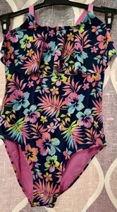 Angel Beach one piece girls size 14 bathing suit. - Picture 1 of 3