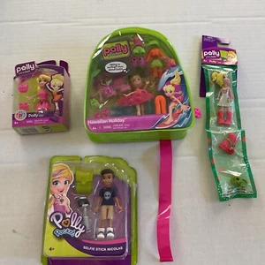Polly Pocket Figuren Puppen Sets mit Trage Rucksack - Bild 1 von 6