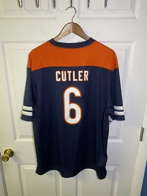 Camiseta Nike Chicago Bears Jay Cutler On The Field #6 Talla XL Foto 1 de 4