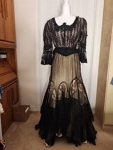 Broadway History Collection Handmade Of Layers Of Material Long Dress Costume  - Picture 1 of 16