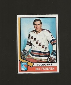 1974-75 TOPPS BILL FAIRBAIRN #231 EX+ HIGHER GRADE