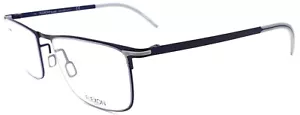 Monturas de gafas para hombre Flexon B2005 412 azul marino 55-19-145 titanio flexible - Imagen 1 de 3
