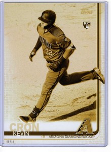 Kevin Cron 2019 Topps Update Variations 5x7 Gold #US266 /10 Diamondbacks 