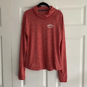 Boston University Nike Dri Fit Hooded Running Athletic Shirt Medium - Picture 1 of 10