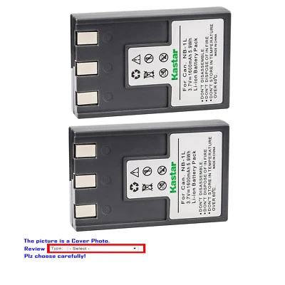 Kastar Battery NB1L for Canon NB-1L NB-1LH CB-2LSE S100 S300 S500 S410 S400 S330