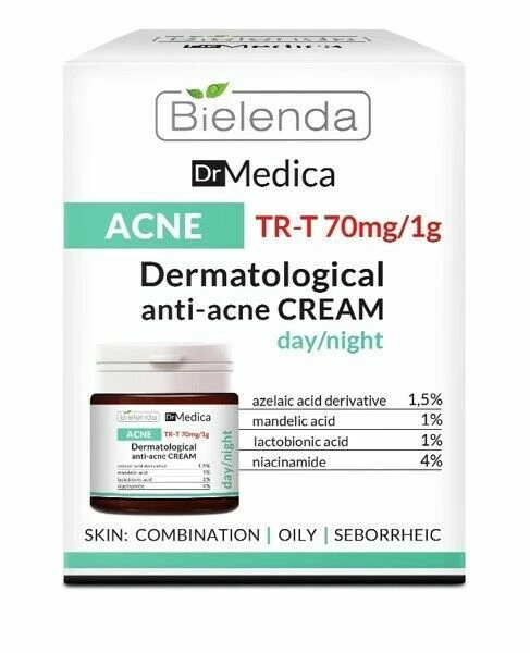 Bielenda Dr Medica Dermatological Anti Acne Face Cream Day Night 50ml