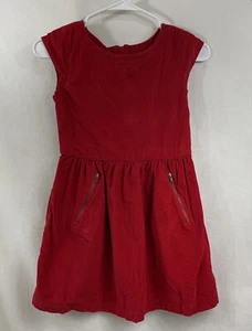 Gap Kids Girls Red Corduroy Dress Size M 8 - Picture 1 of 3