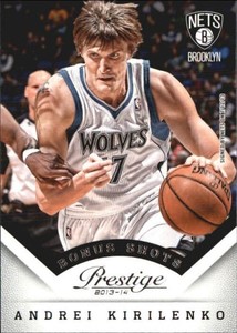 2013-14 Prestige Bonus Shots Silver Nets Basketball Card #62 Andrei Kirilenko