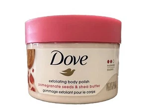 Dove Exfoliating Body Polish / Scrub Pomegranate Seeds & Shea Butter 10.5 oz - Picture 1 of 4