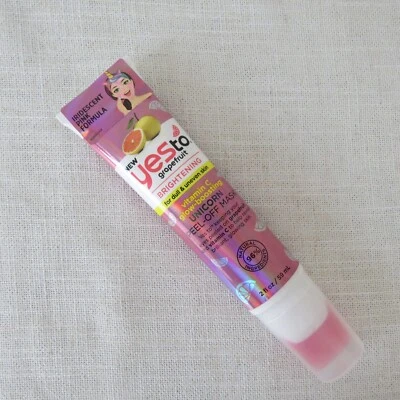 Yes to Grapefruit Brightening Vitamin C Glow Boosting Unicorn Peel Off Mask 2 Oz Foto 1 de 3
