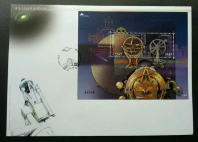 [SJ] Portugal Astronomy 2002 Space Rocket Astronaut Galaxy Univesal Earth (FDC)  - Image 1 of 4