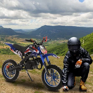 49cc 2-Stroke Kids Dirt Bike, Gas Power Motocross, Off Road Mini Motorcycle 1 - Picture 1 of 18