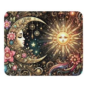 Tapis de souris étoile calestique boho soleil et lune - Photo 1/1
