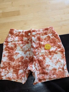 Cat & Jack orange drawstring sweat shorts sz m NWT - Picture 1 of 7