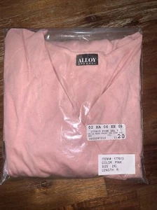 Alloy Apparel Woman’s LS Wrap Front Long Sleeve Tee Pink SZ XXL - Picture 1 of 7