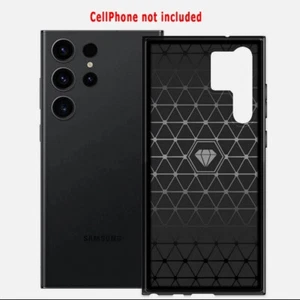 High Power Soft Slim TPU Carbon Fiber Case f Samsung Galaxy S23 Ultra SM-S918U - Bild 1 von 3