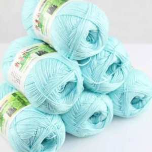 Sale New 6 Skeinsx50gr Soft Bamboo Cotton Baby Hand Knit  Shawls Crochet Yarn 04 - Picture 1 of 15
